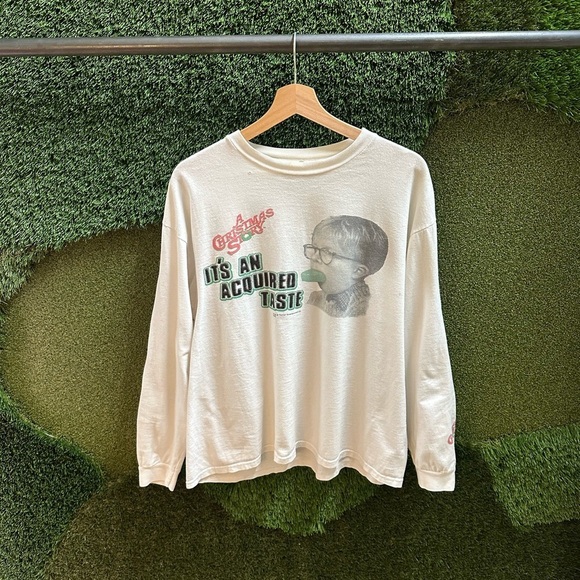Vintage A Christmas Story Long Sleeve T-shirt Large - Picture 1 of 6